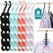 Closet Organizers and Storage,Upgraded Organization and Storage Clothes Hanger,8 Pack College Dorm Room Essentials,Sturdy Closet Organizer Home Essentials Space Saving Hangers for Thick Clothe